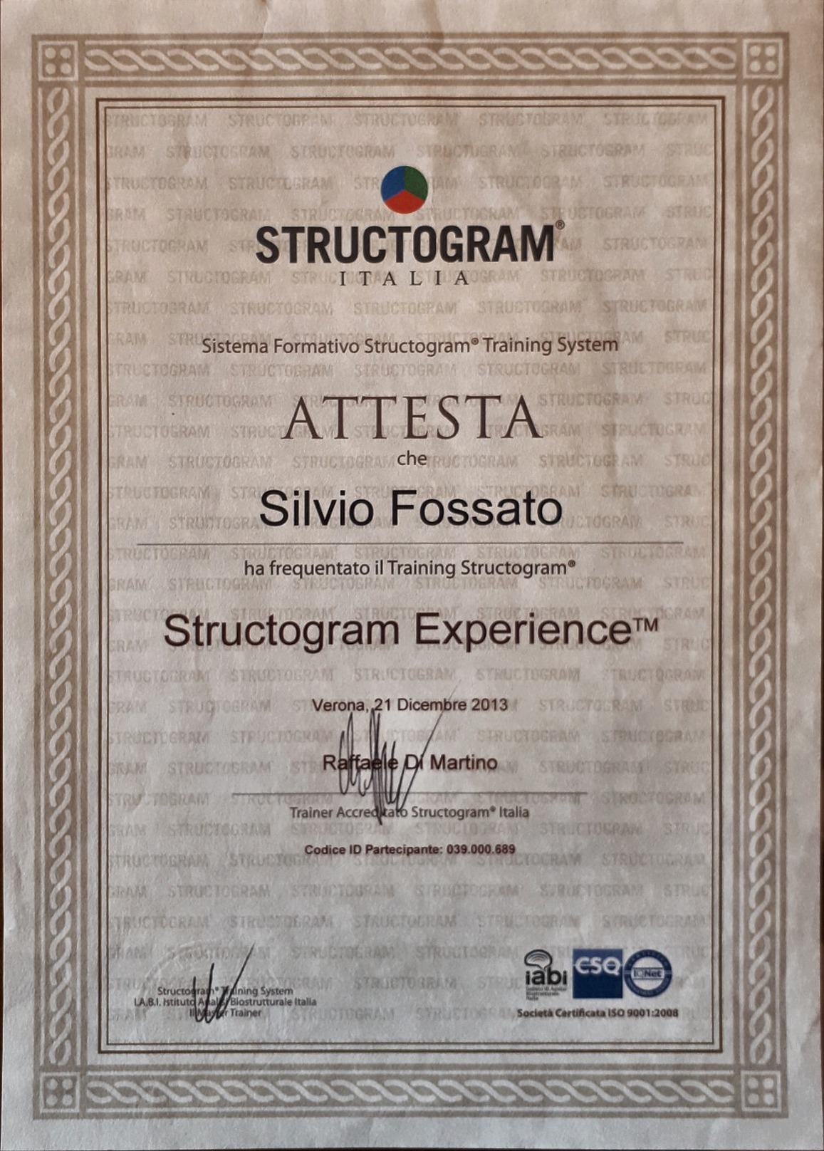 Structogram Experience