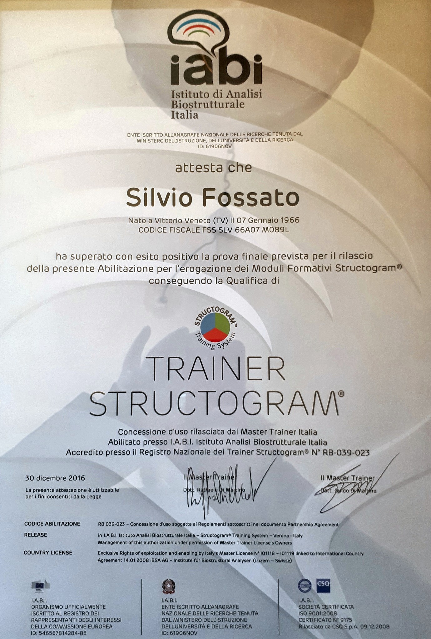 Trainer Structogram